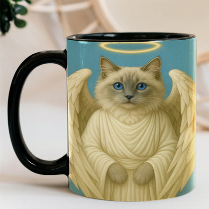 Custom Cat Photo Memorial Mug _ Memorial Gift For Cat