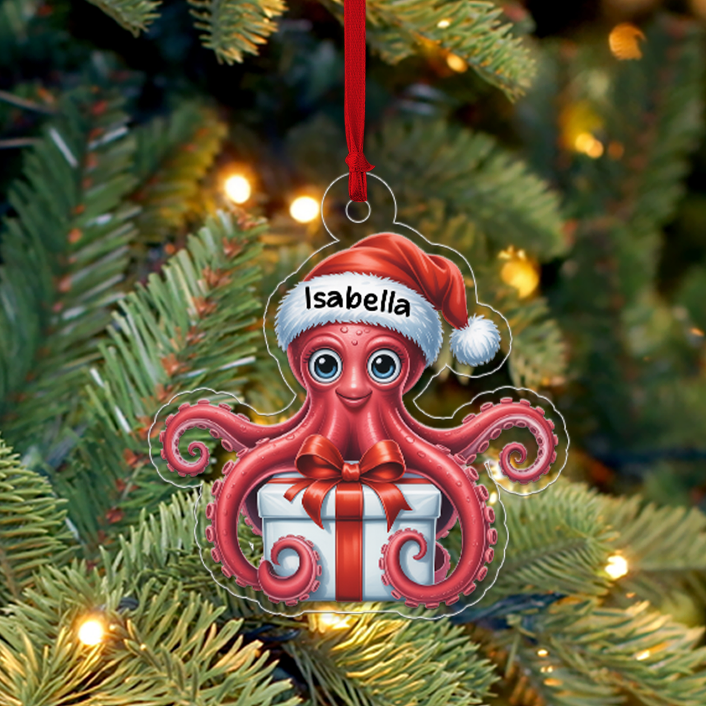 Custom Name Octupus Animal Lover
