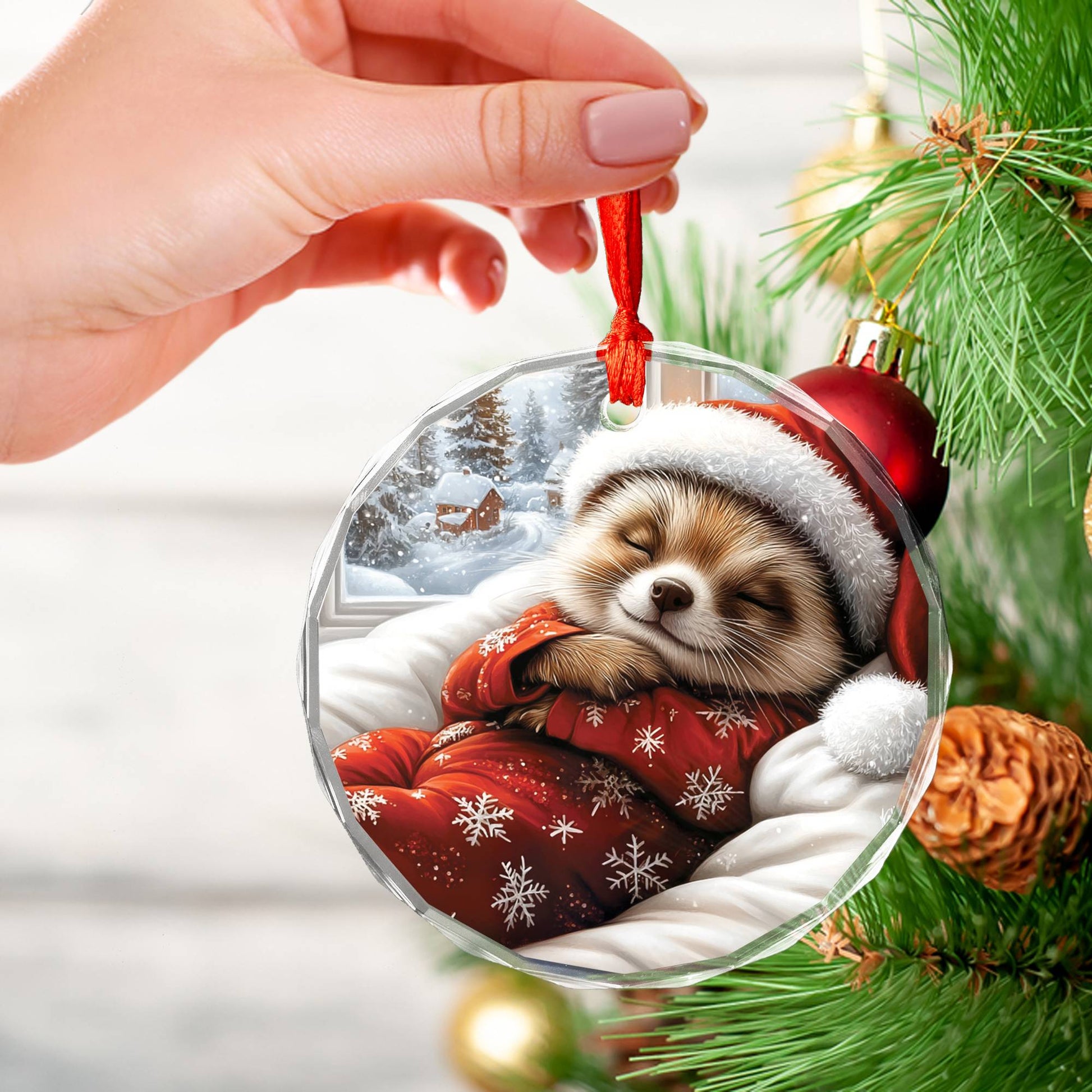 Ferret Sleeping In Bed Design 4