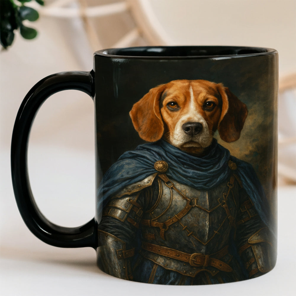 Custom Dog Photo Viking Mug _ Gift For Dog Lovers