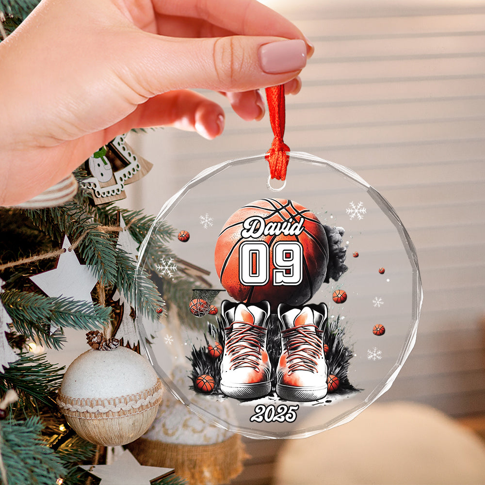 Custom Name And Number Basketball Player