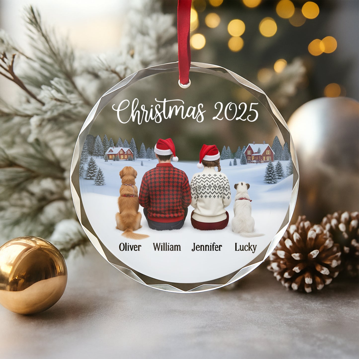 Couple & Pets Christmas2