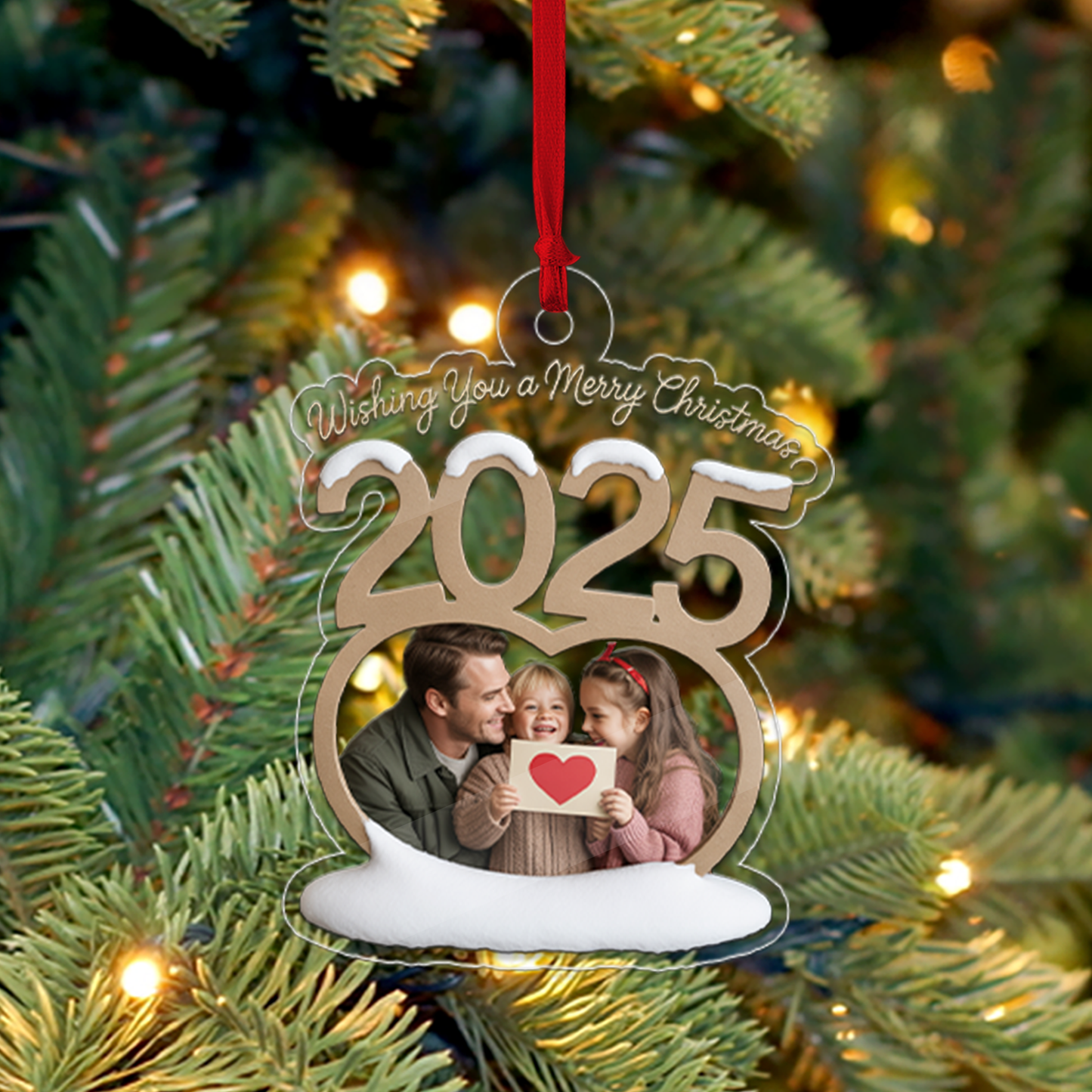 Custom Family Photo Christmas Ornaments, Family Picture Ornament, Big Family Ornament 2025, Photo Ornament, Family Keepsake, Xmas Gifts