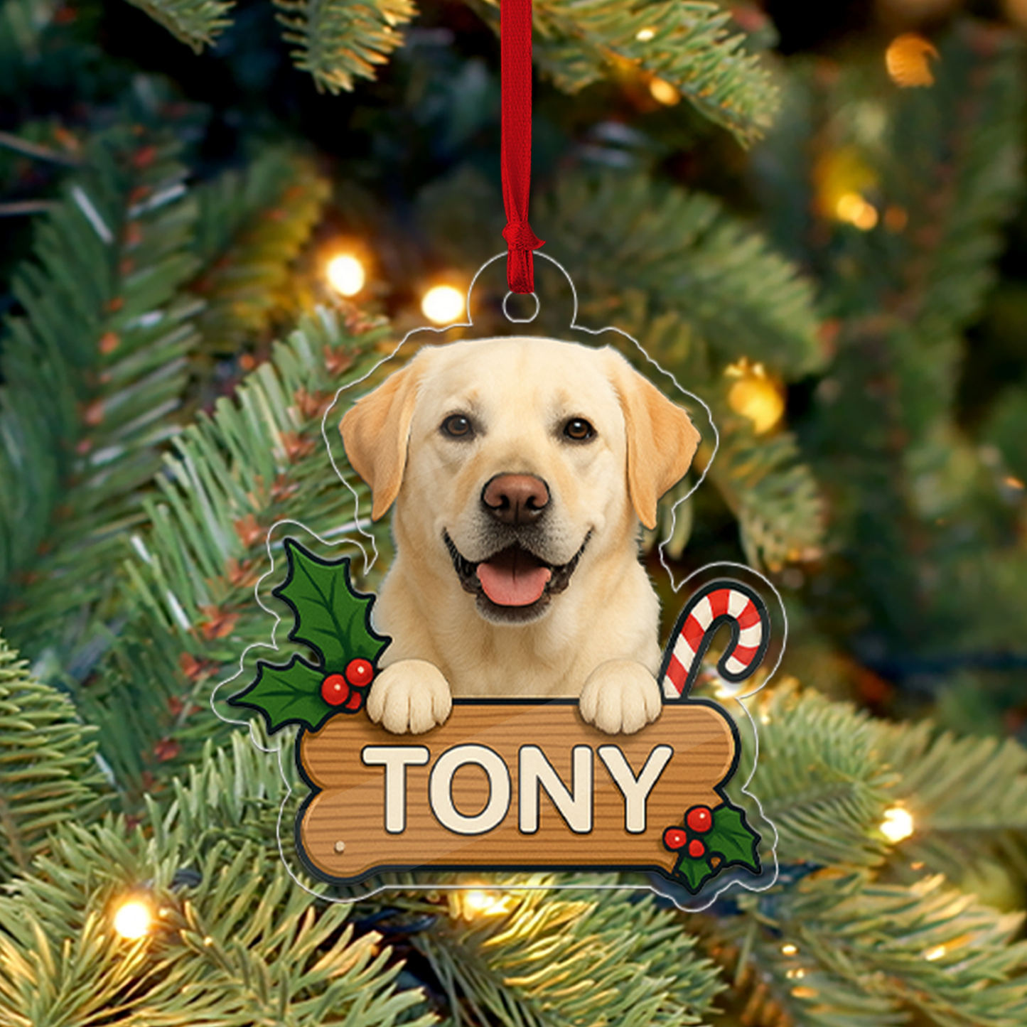 Personalized Pet Ornament, Custom Dog Christmas Ornament, Pet Ornament Using Photo, Cat Christmas Photo Ornament, Pet Portrait Name Gift