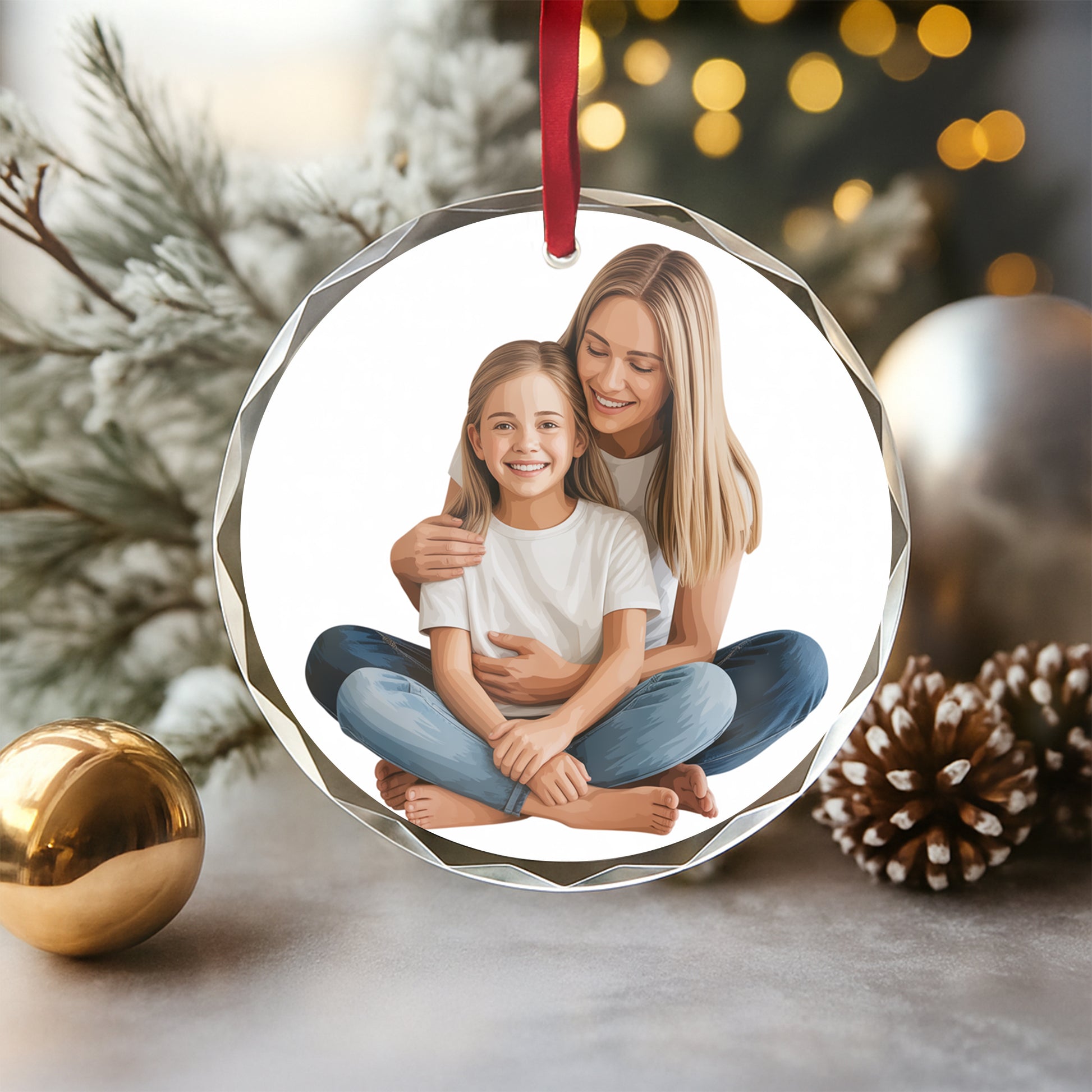 Custom Mom and daughter
