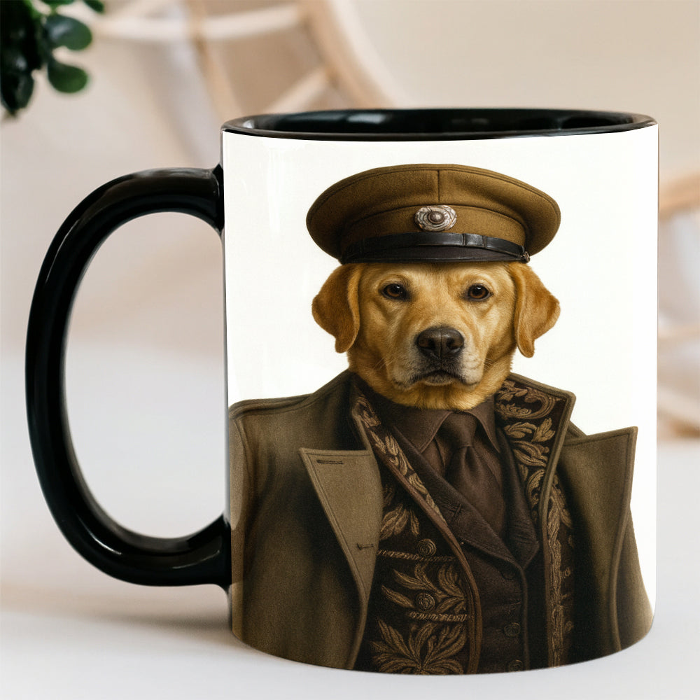 Custom Photo Captain Dog Mug