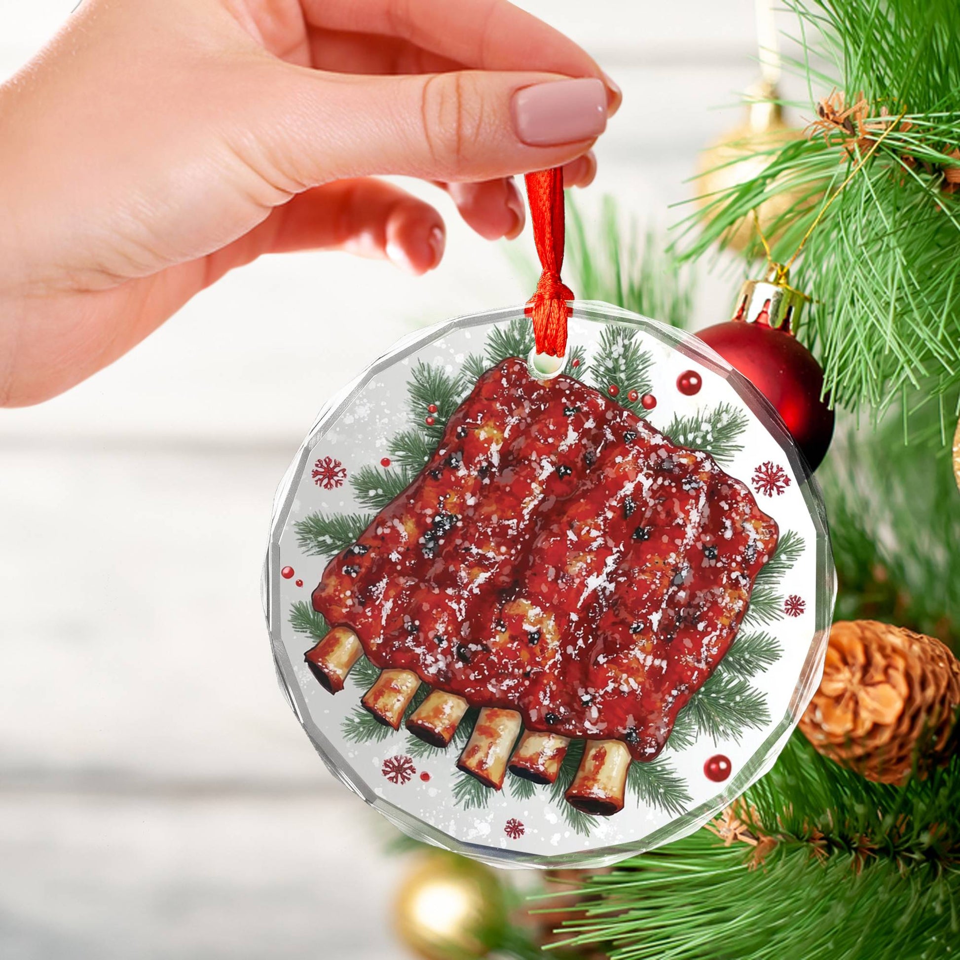 Barbecue Ribs Close up Design 3