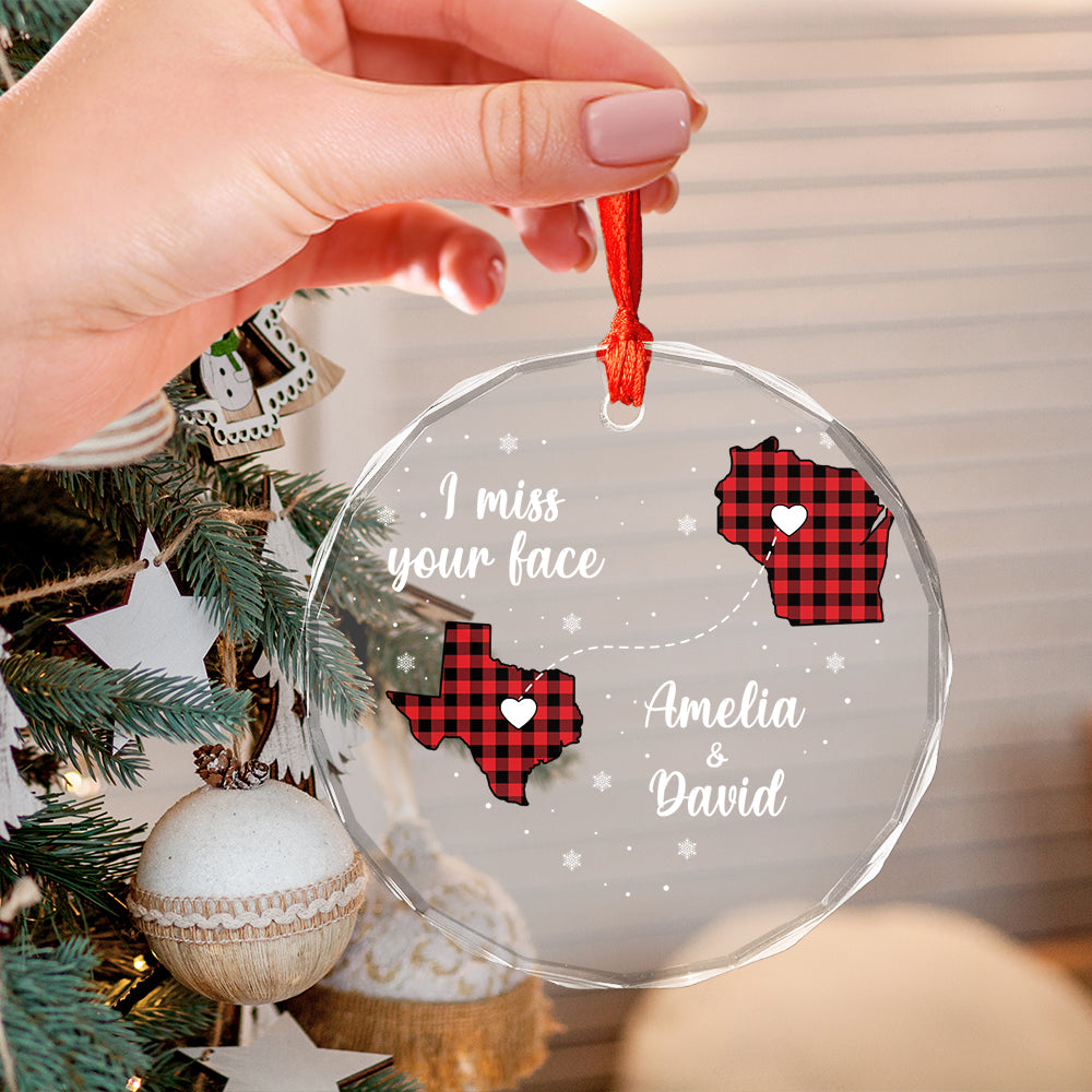 Custom State Map For Couple - Long Distance Map Gift