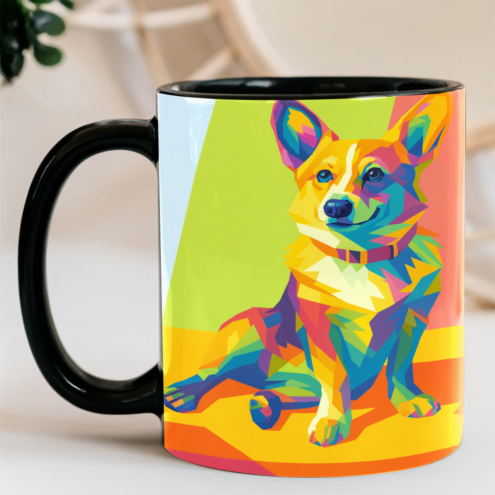 Custom Photo Pop Art Mug Gift For Dog Lovers
