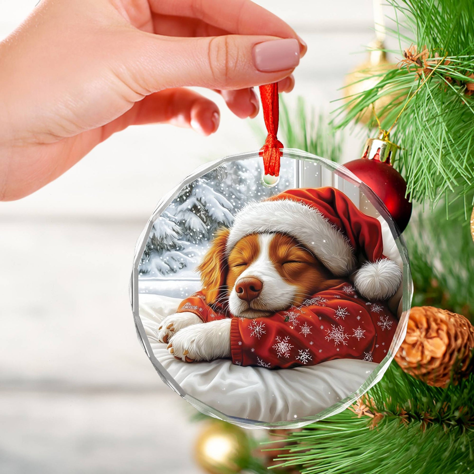 Australian Shepherd Dog Sleeping In Bed Design 2