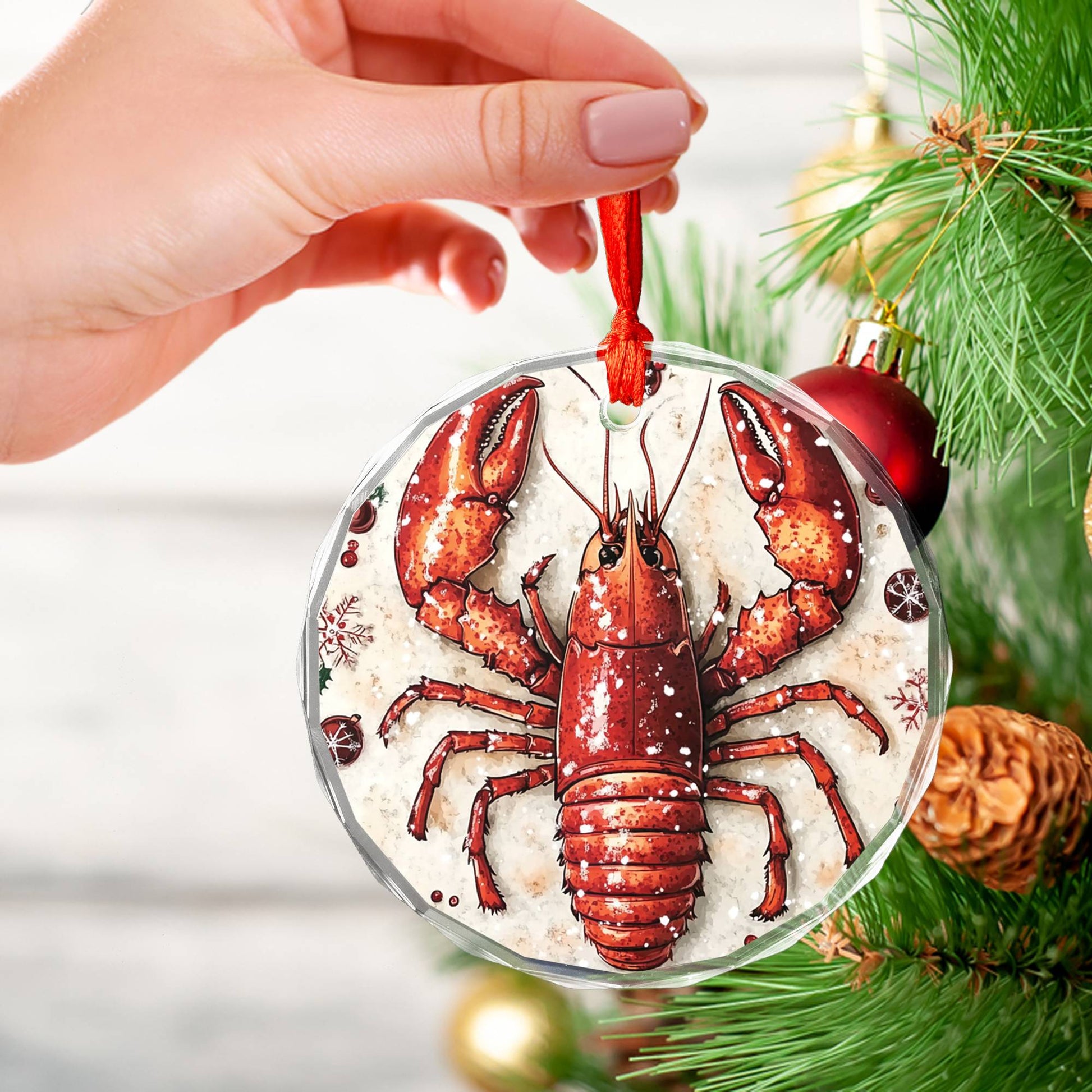 Boiled Maine Lobster Close up Design 4