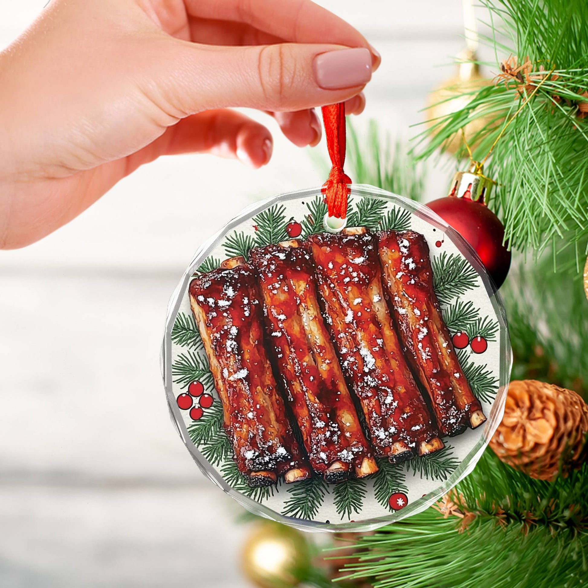 Barbecue Ribs Close up Design 2