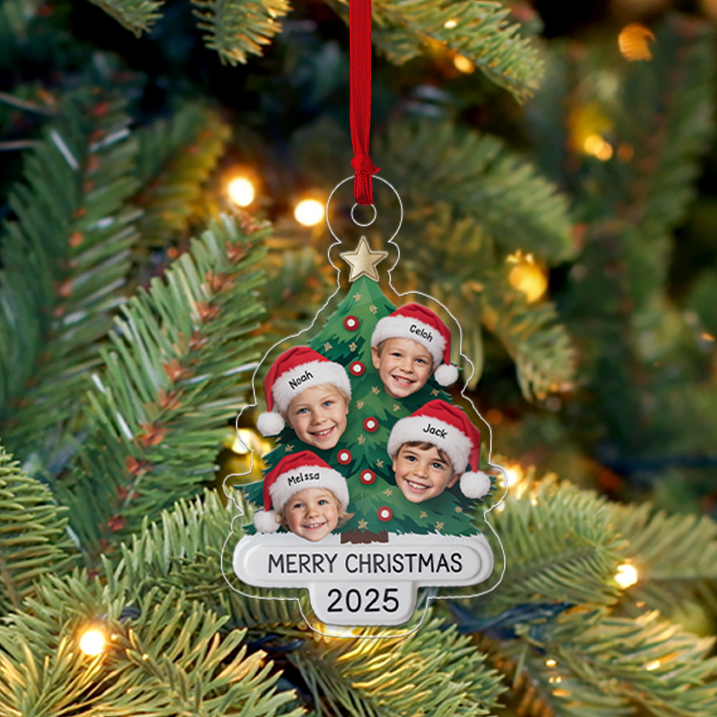 Personalized Family Ornaments 2025, Family Picture Ornament, Family Ornament 2025, Photo Ornament, Family Keepsake, Xmas Gifts