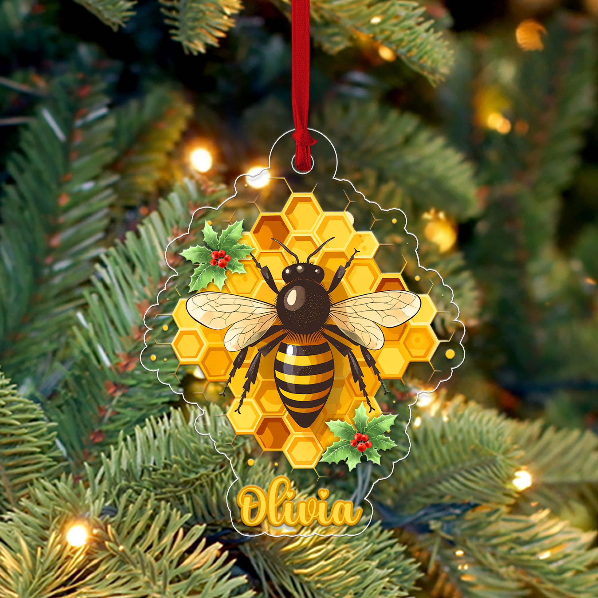 Custom Name Bee Hive