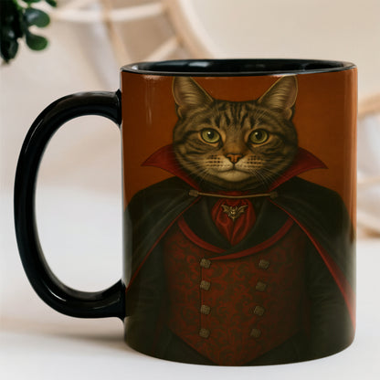 Custom Photo Vampire Cat MugGift For Cat Lovers