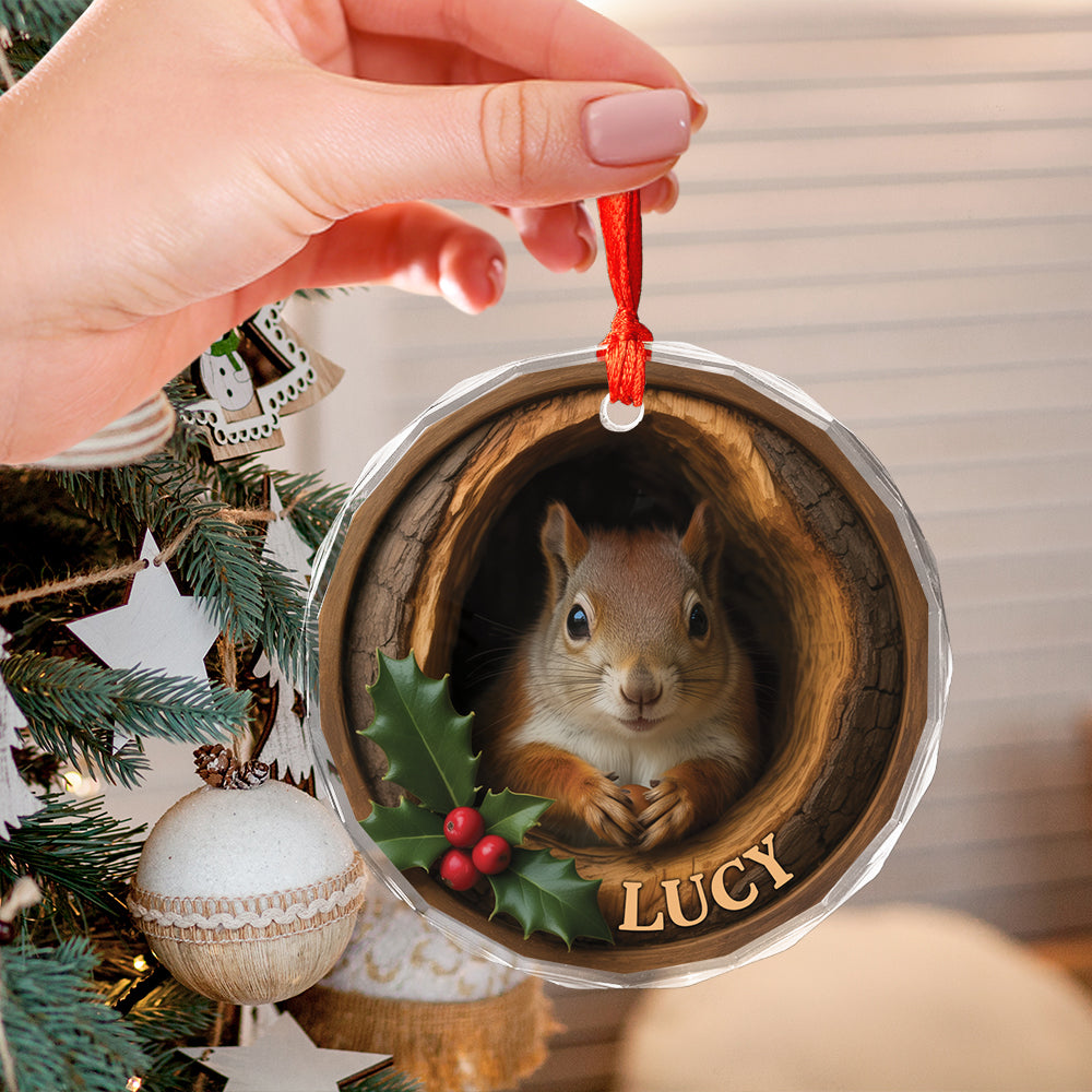 Custom Name Squirell Xmas