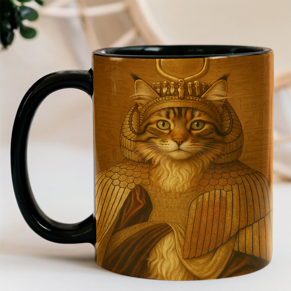Custom Photo Cleopawtra Cat MugGift For Cat Lovers