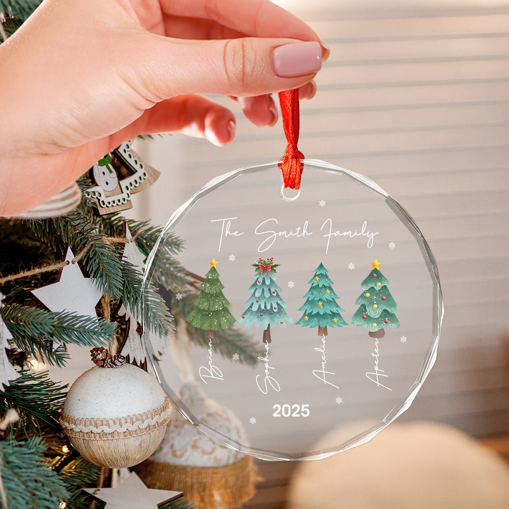 Custom Name Family Xmas Tree