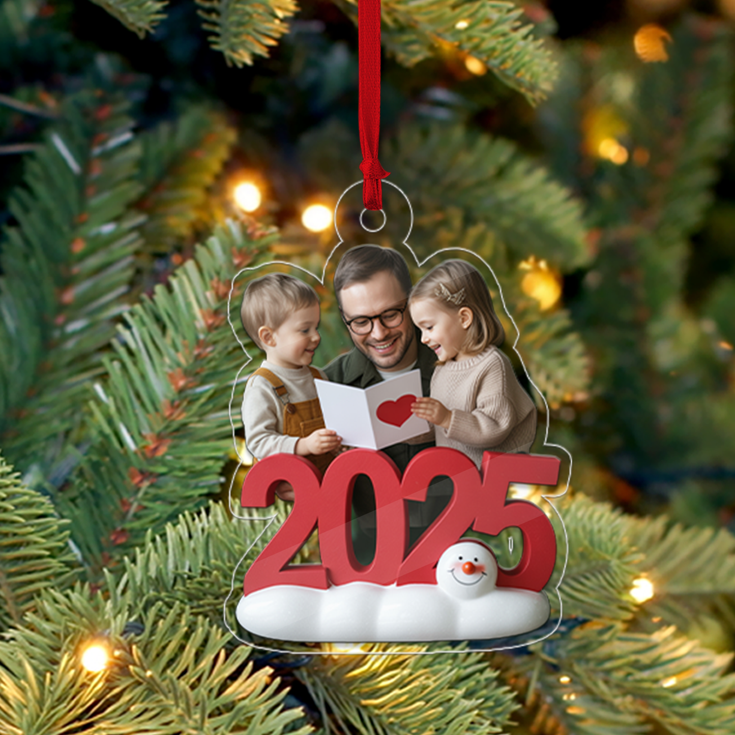 Custom Family Photo Christmas Ornaments, Family Picture Ornament, Family Ornament 2025, Photo Ornament, Family Keepsake, Xmas Gifts