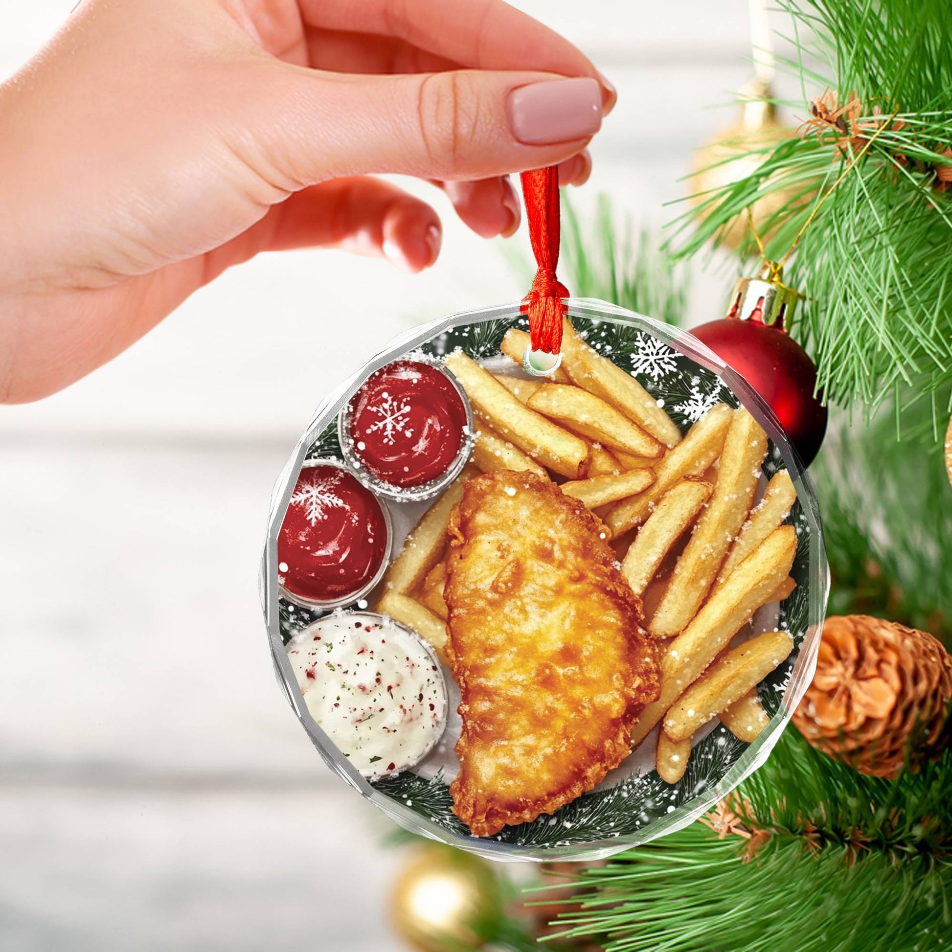 Fish and Chips (UK) Close up Design 3