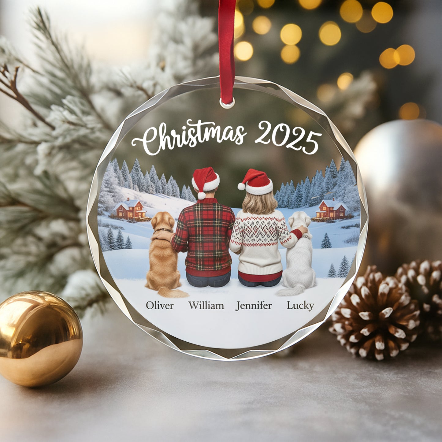 Couple & Pets Christmas1