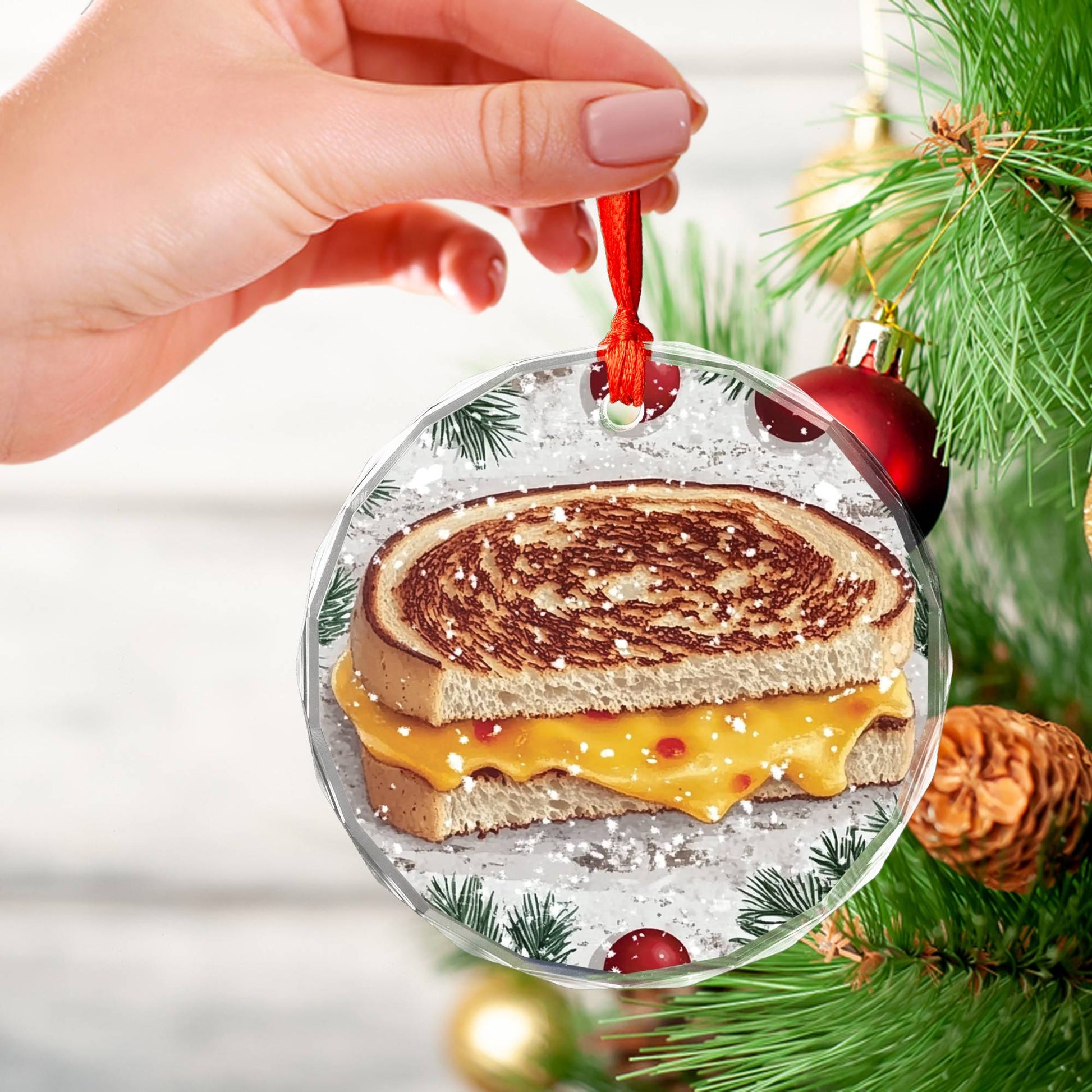 Grilled Cheese Sandwich Close up Design 3