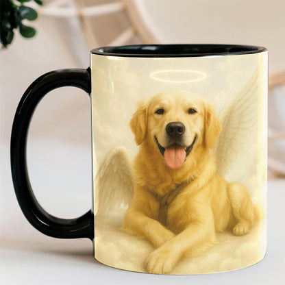 Custom Photo Dog Angel In Heaven _ Gifts For Dog Lovers