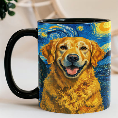 Custom Photo Dog Starry Night