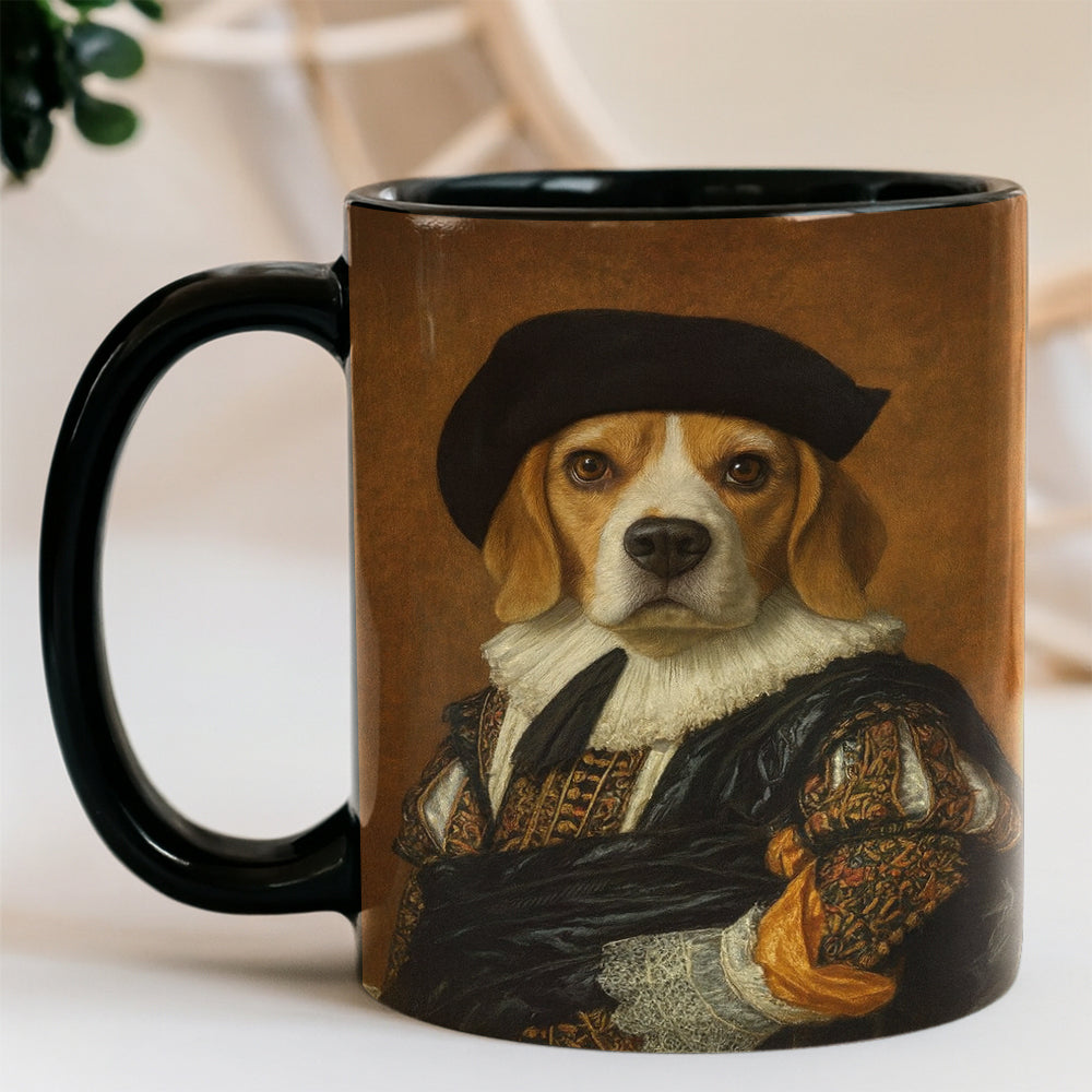 Custom Photo Royal Dog Mug Dog Lover Gifts