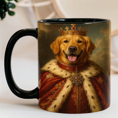 Custom Photo Dog Royal Pet King Portrait