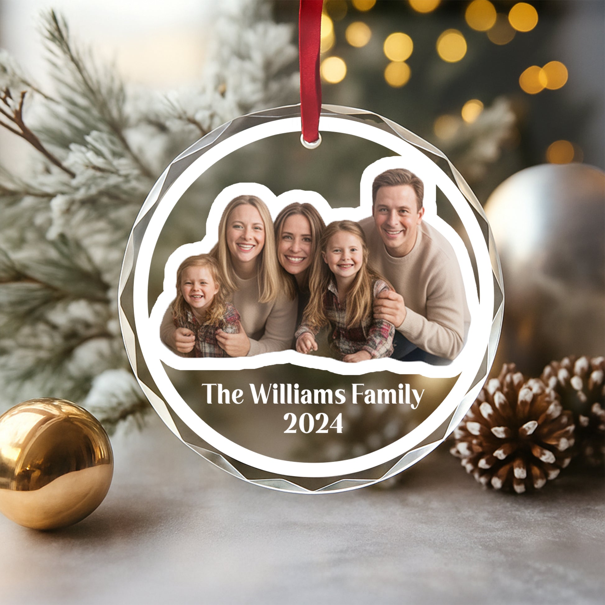 Personalized Photo Family Christmas