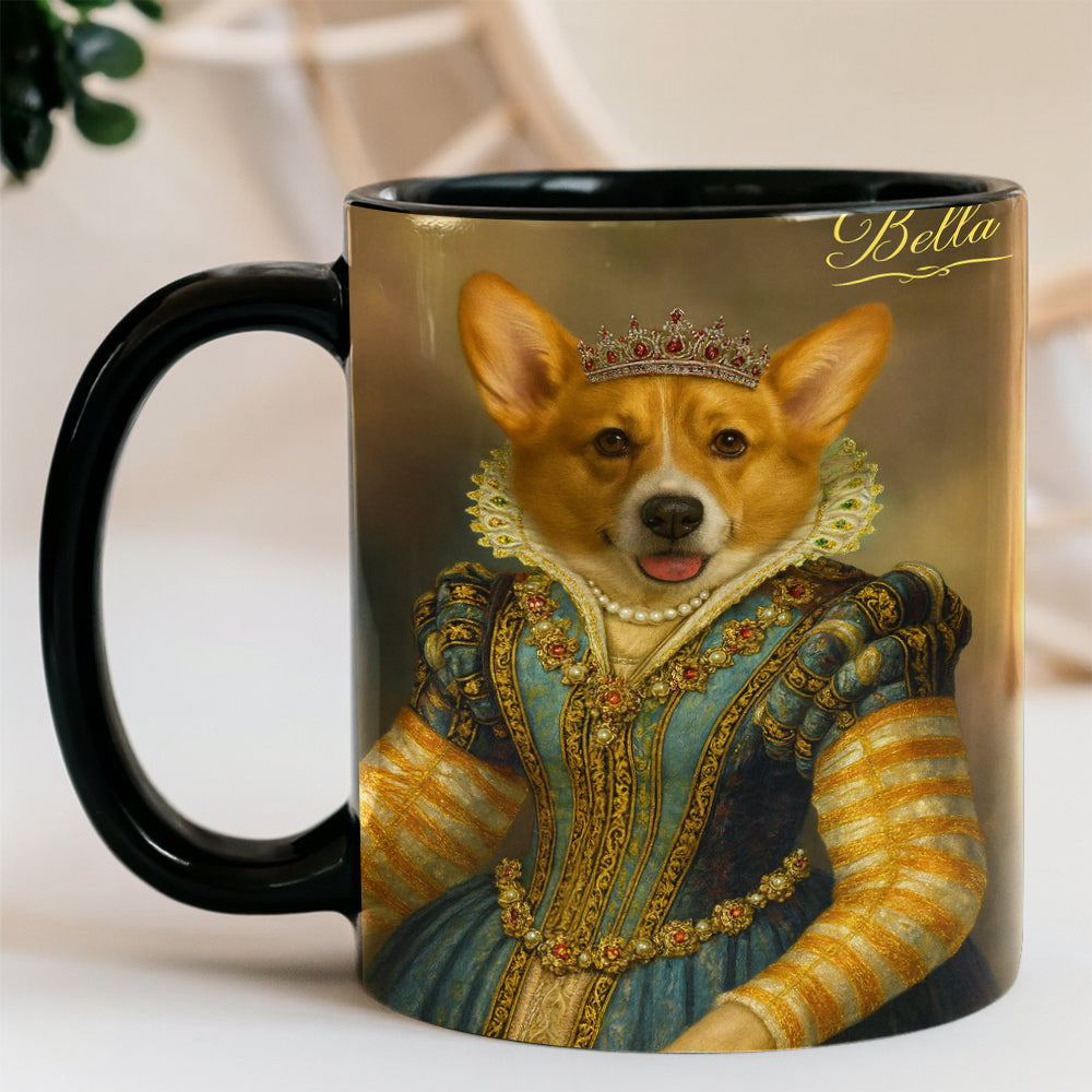 Custom Photo Sapphire Queen Dog Mug Gift For Dog Lovers