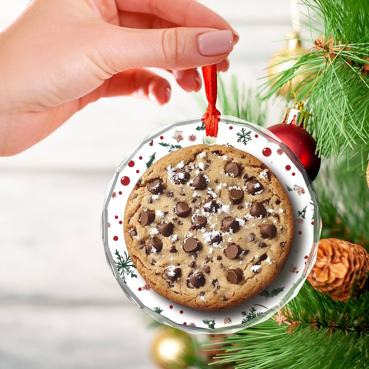 Chocolate chip cookie Close up Design 2