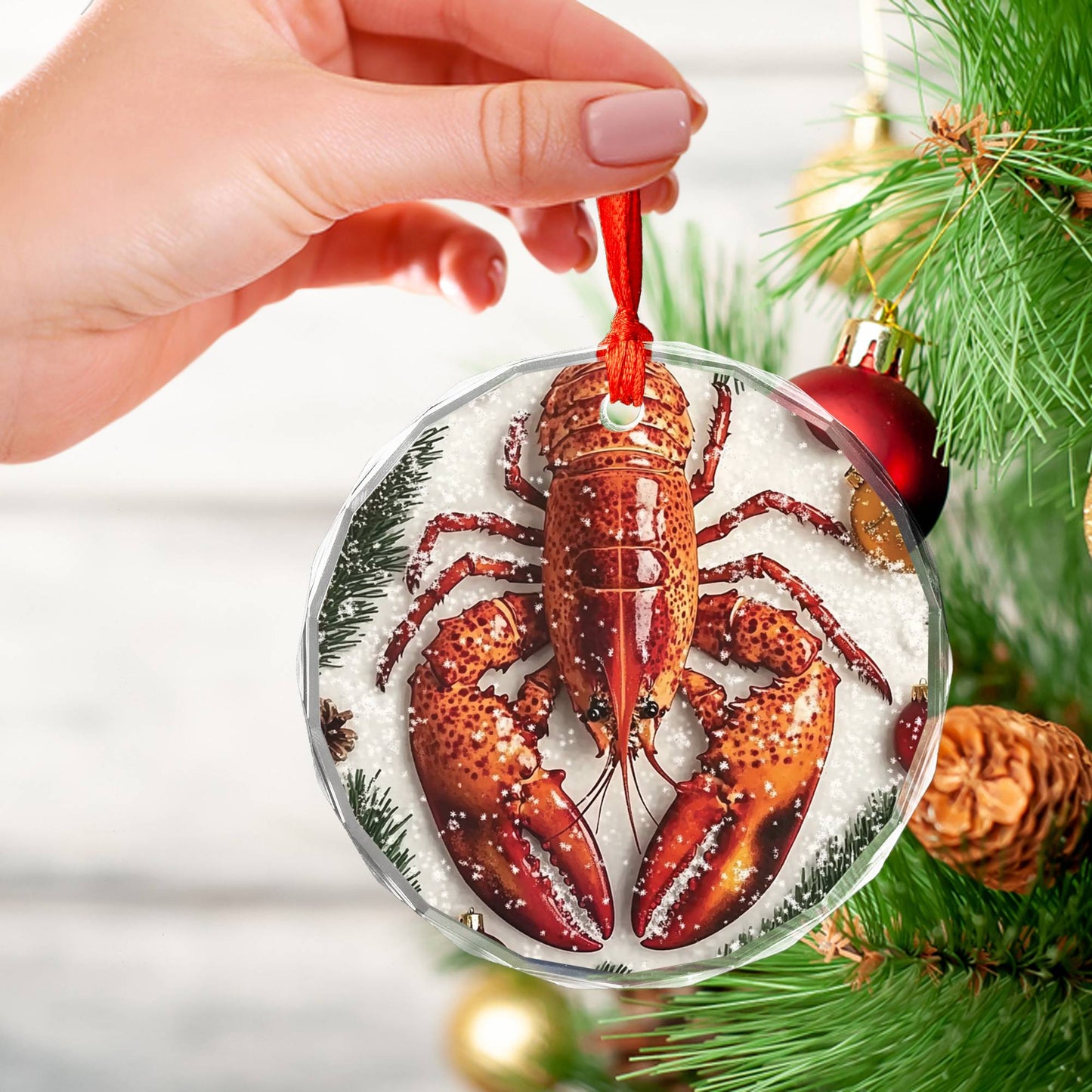 Boiled Maine Lobster Close up Design 1