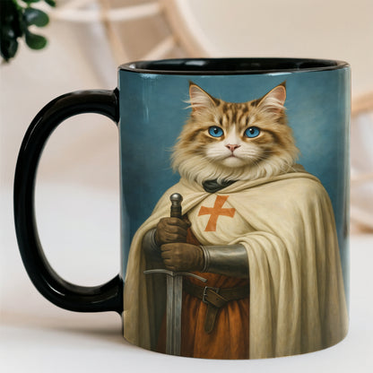 Custom Photo Priest Cat MugGift For Cat Lovers