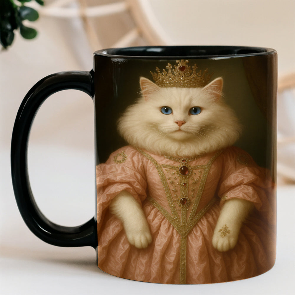 Custom Cat Queen Royal Mug
