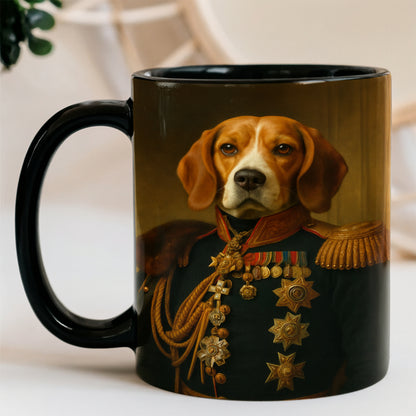 Custom Photo Dog Royal King Mug _ Gift For Dog Lovers