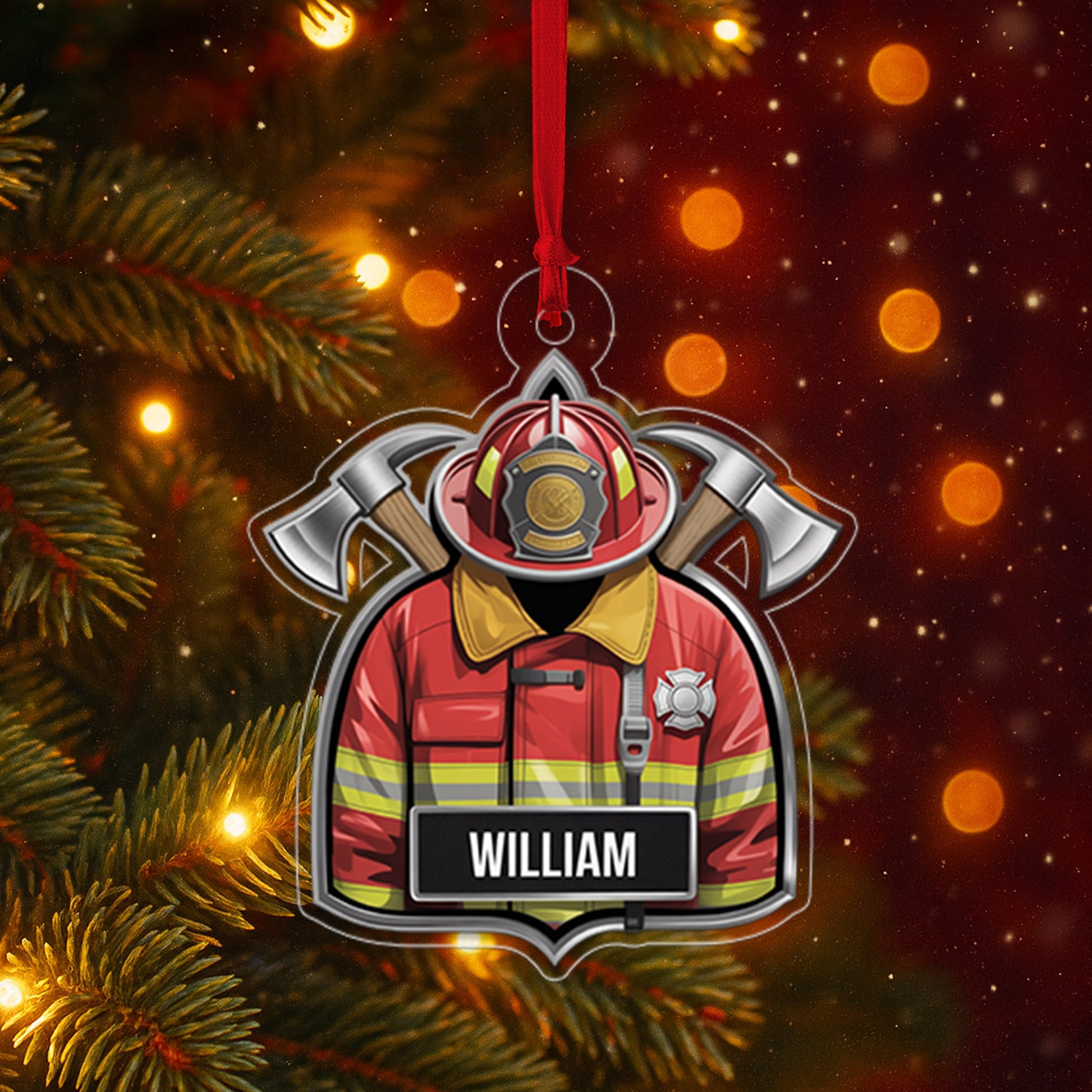 Custom Name Fireman