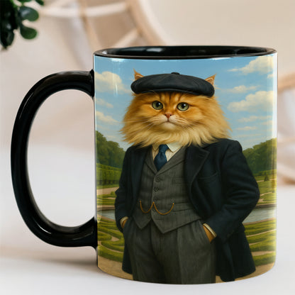 Custom Photo Pawky Blinder Cat Mug