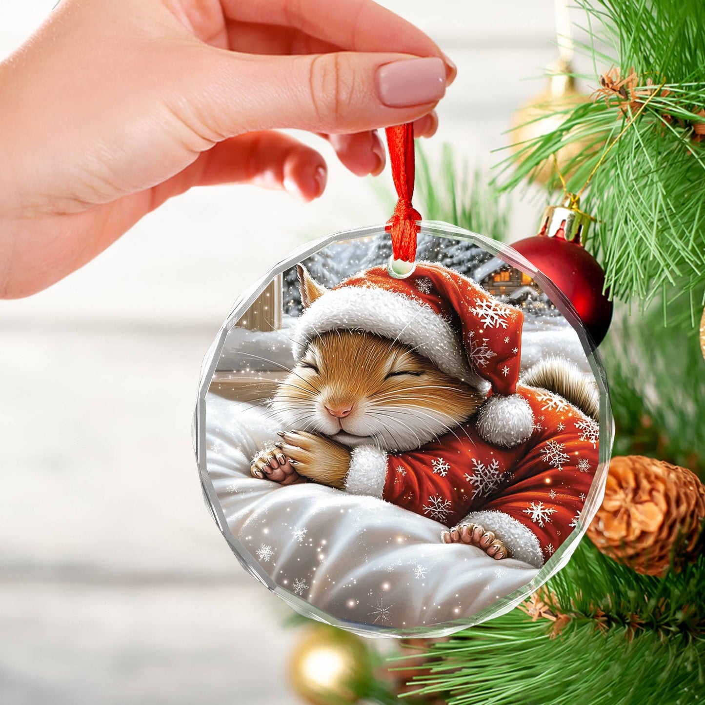 Gerbil Sleeping In Bed Design 4