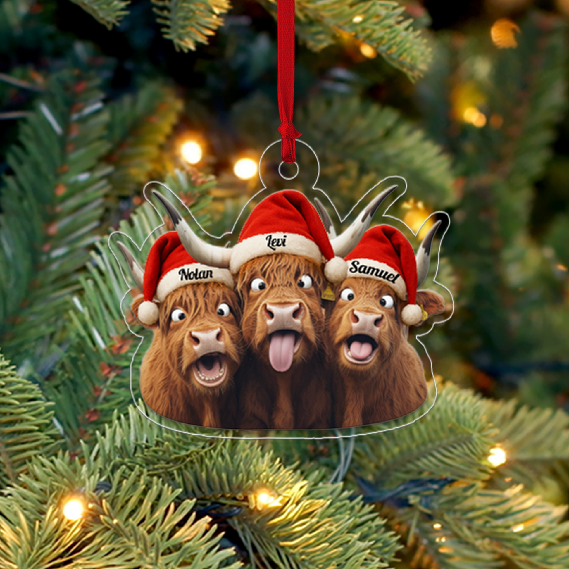 Custom Name Funny Highland Cow