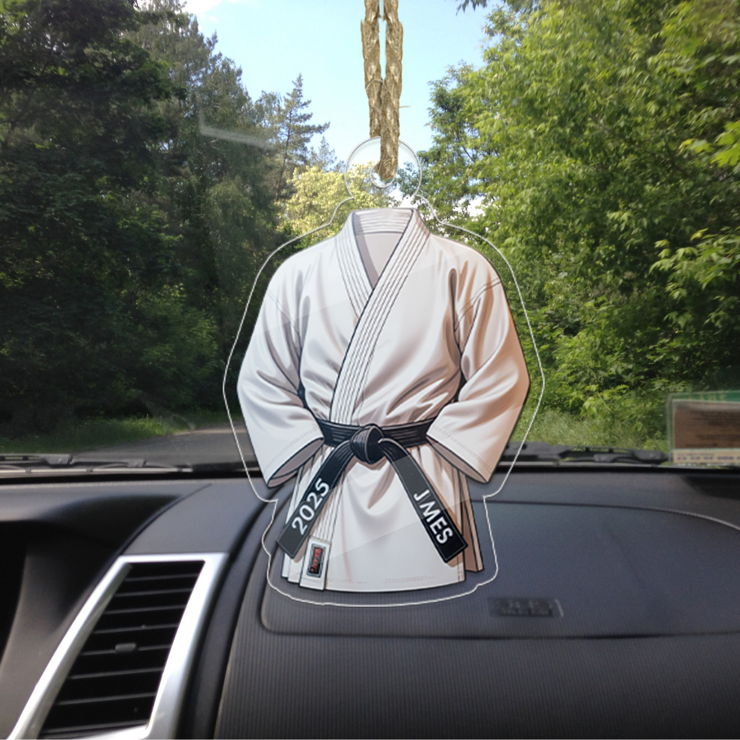 Personalized Name Karate 1 Acrylic Ornament Christmas Gift