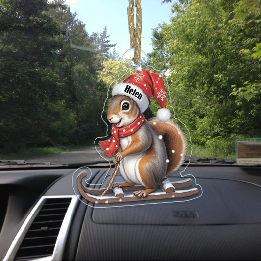 Snowboarding Animal Xmas