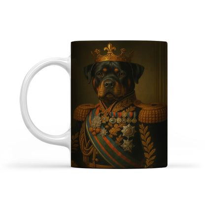 Custom Photo Dog King Crown Royal Mug _ Gift For Dog Lovers