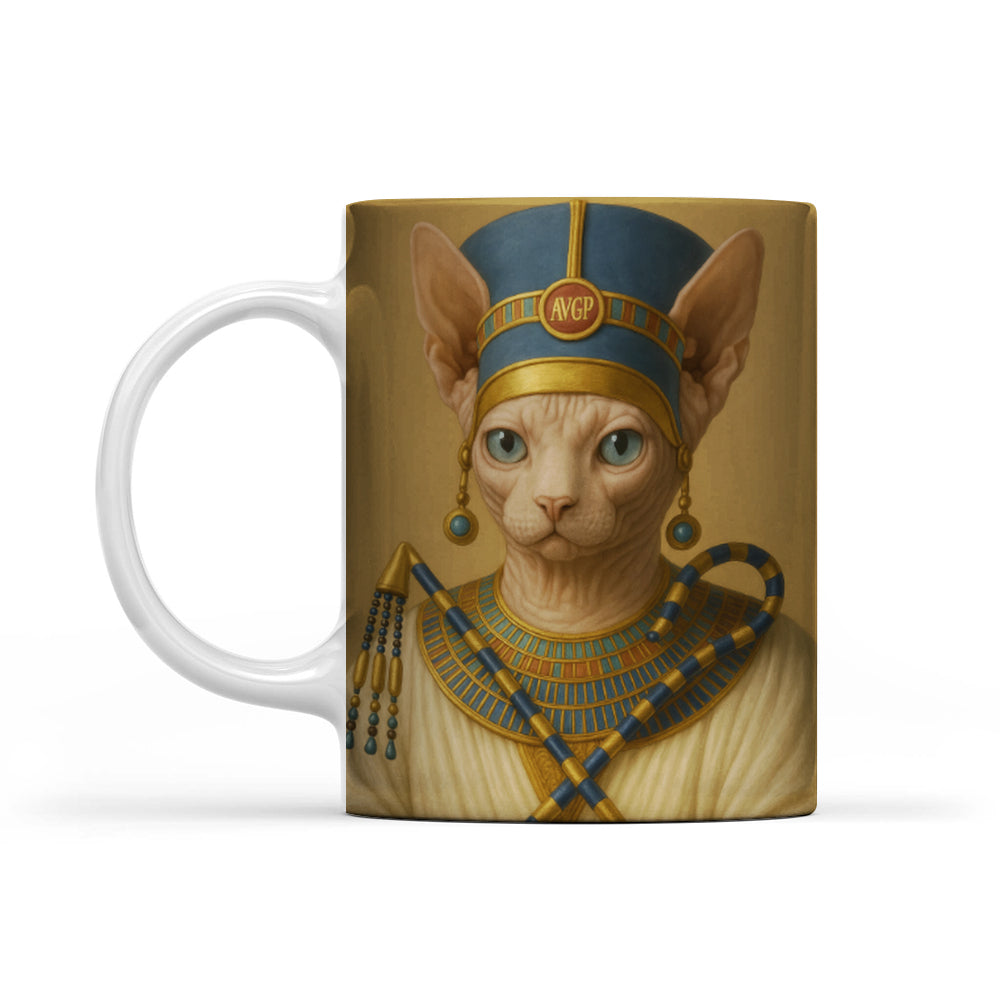 Custom Photo Egyptian Queen Cat MugGift For Cat Lover