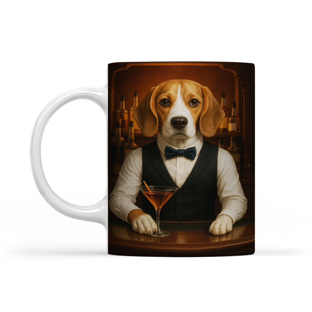 Personalized Dog Portrait Bartender