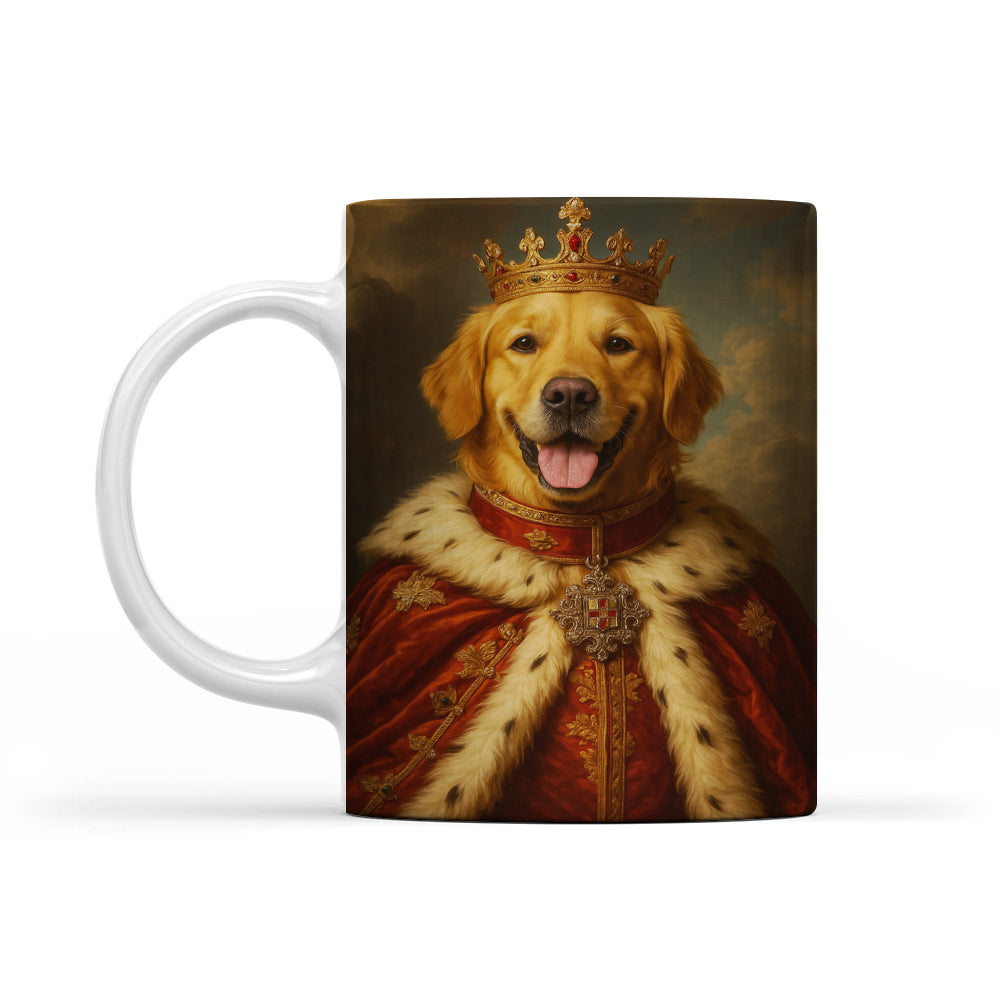 Custom Photo Dog Royal Pet King Portrait