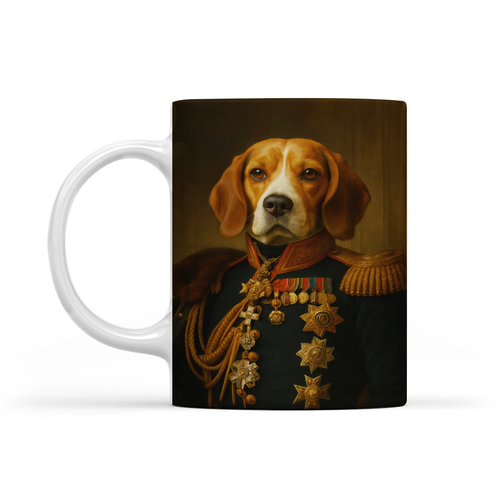 Custom Photo Dog Royal King Mug _ Gift For Dog Lovers