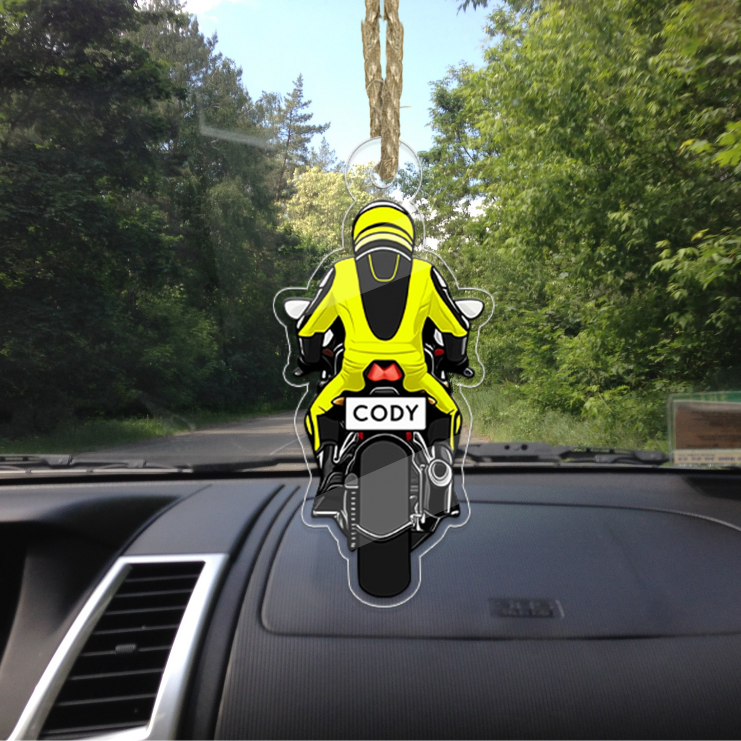 Custom Name Motorcycle Christmas Acrylic Ornament Christmas Gift
