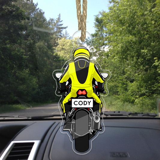 Custom Name Motorcycle Christmas Acrylic Ornament Christmas Gift